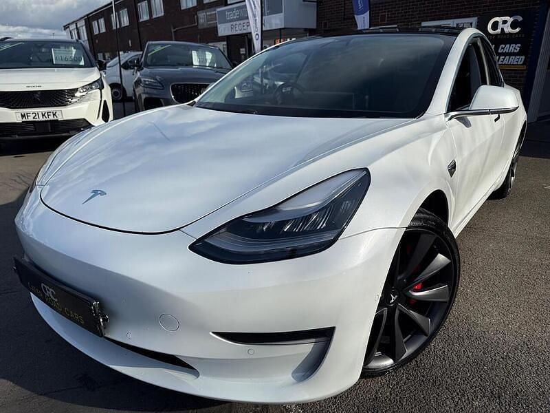 Used Tesla Model 3 Performance 82 kW (112 HP) 2020 White Sedan