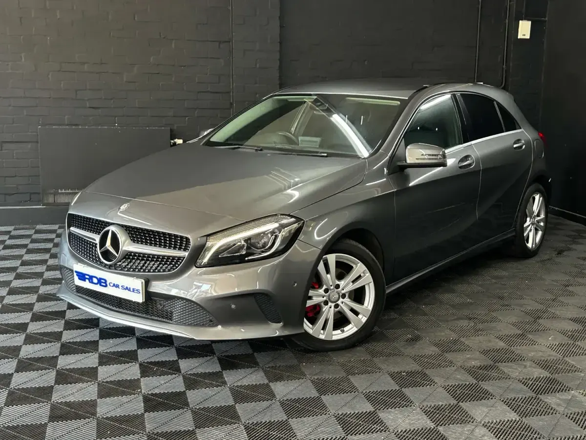 Used Mercedes A200 Premium 136 HP (100 kW) 2017 Grey Hatchback
