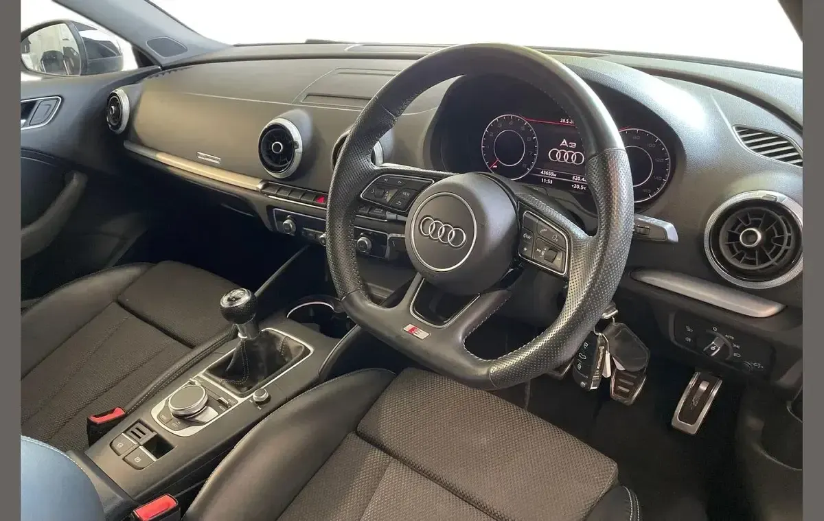 Used Audi A3 Black Edition 147 HP (108 kW) 2019 Grey Sedan