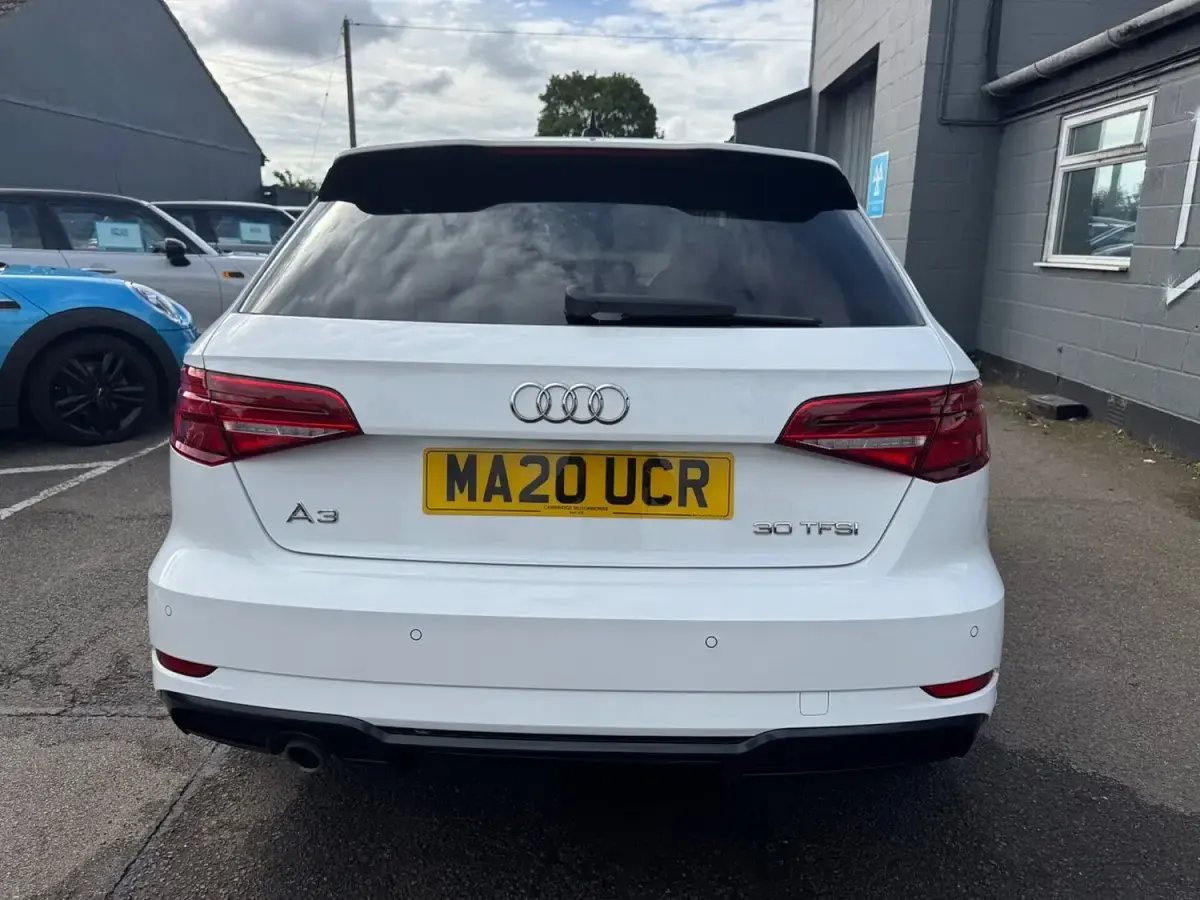 Used Audi A3 Sportback Black Edition 2020 White Hatchback