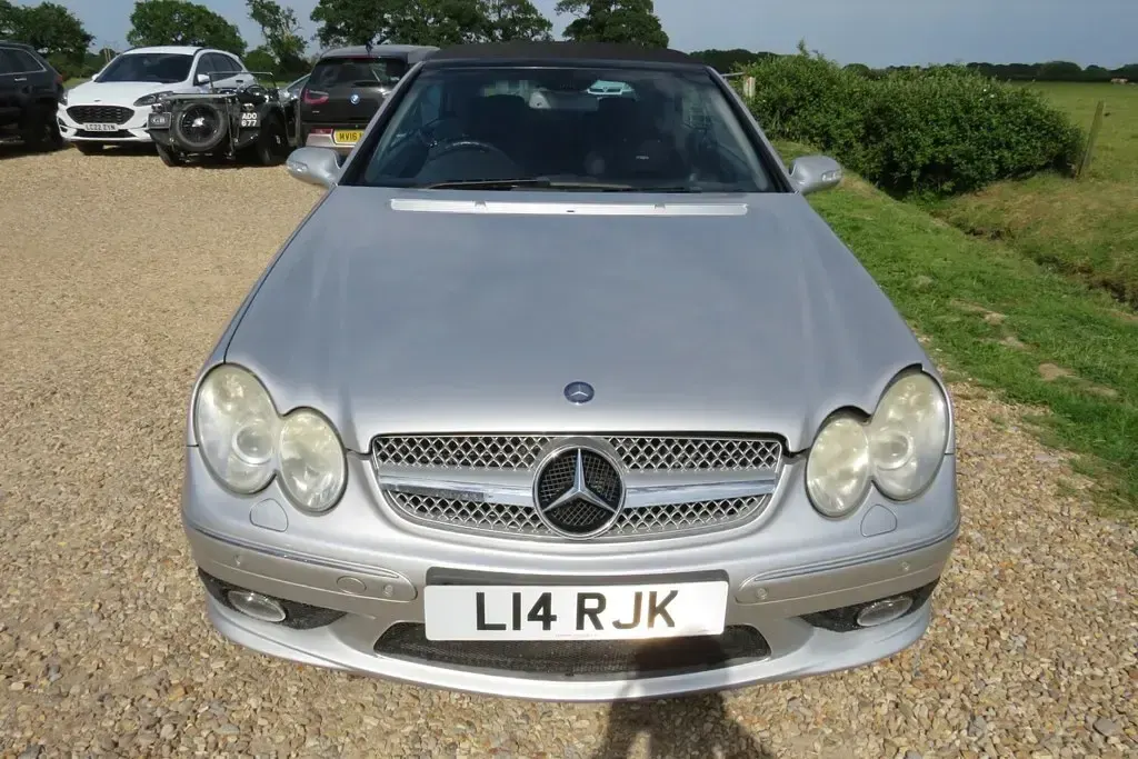 Used Mercedes CLK55 AMG AMG 2005 Silver Cabriolet