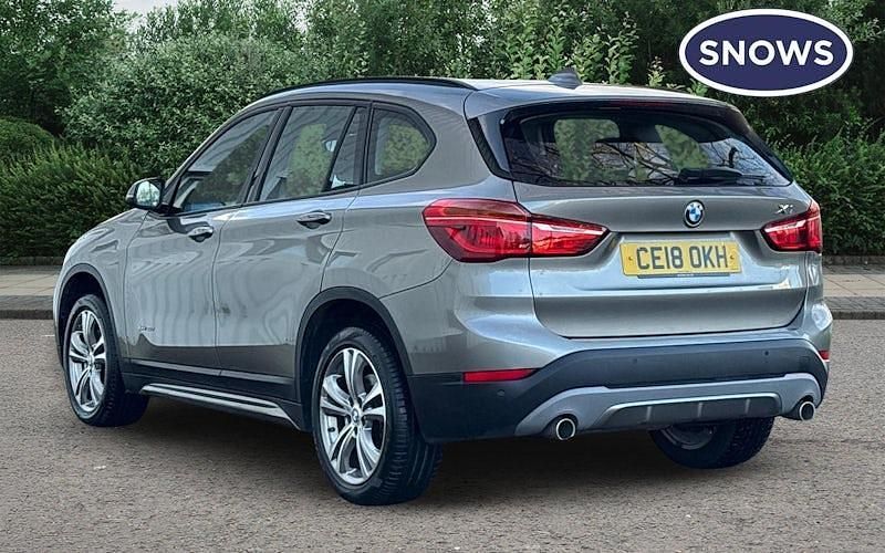 Used BMW X1 Sport Line 190 HP (139 kW) 2018 Silver SUV