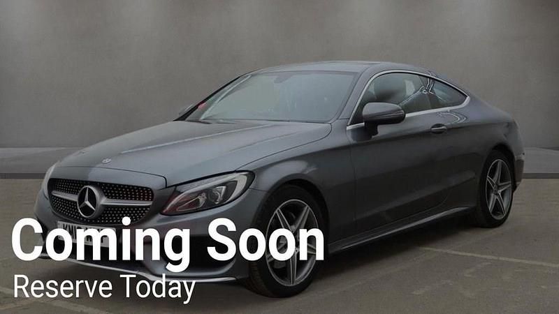 Used Mercedes C200 AMG line 184 HP (135 kW) 2018 Grey Coupe