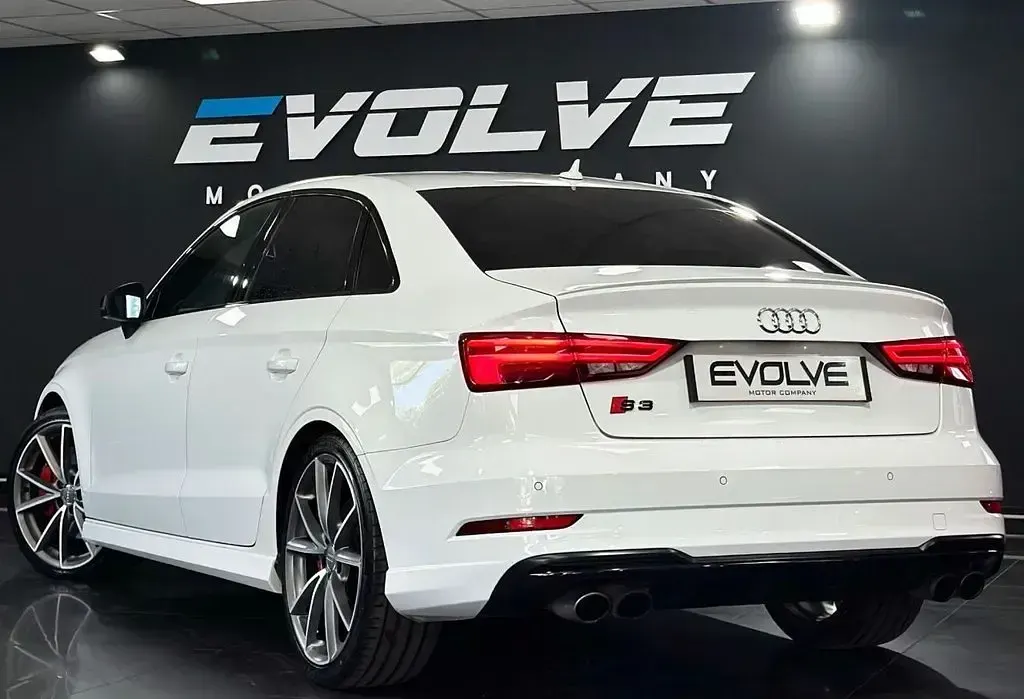 Used Audi S3 Black Edition 310 HP (228 kW) 2017 White Sedan