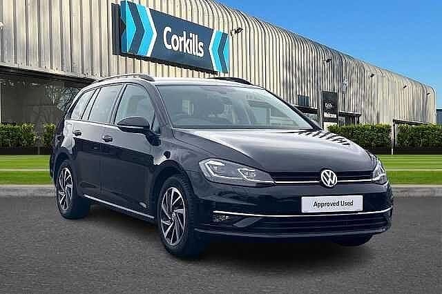 Deep black Used 2020 VW Golf VII Edition Estate | £15,295 (Fair price) - Image 1/4