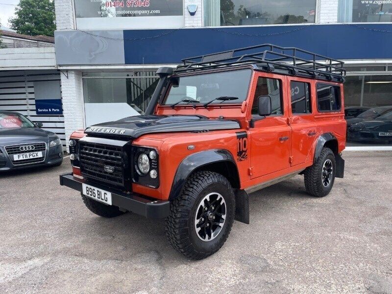 Orange Used 2015 Land Rover Defender Adventure SUV | £47,990 - Image 1/4
