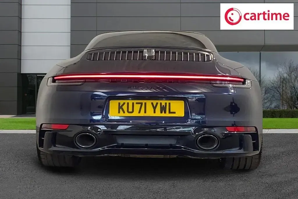 Used Porsche 992 450 HP (330 kW) 2021 Blue Cabriolet
