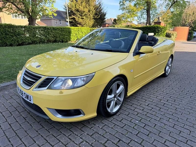 Used Saab 9-3 Cabriolet Aero 2008 Yellow Cabriolet