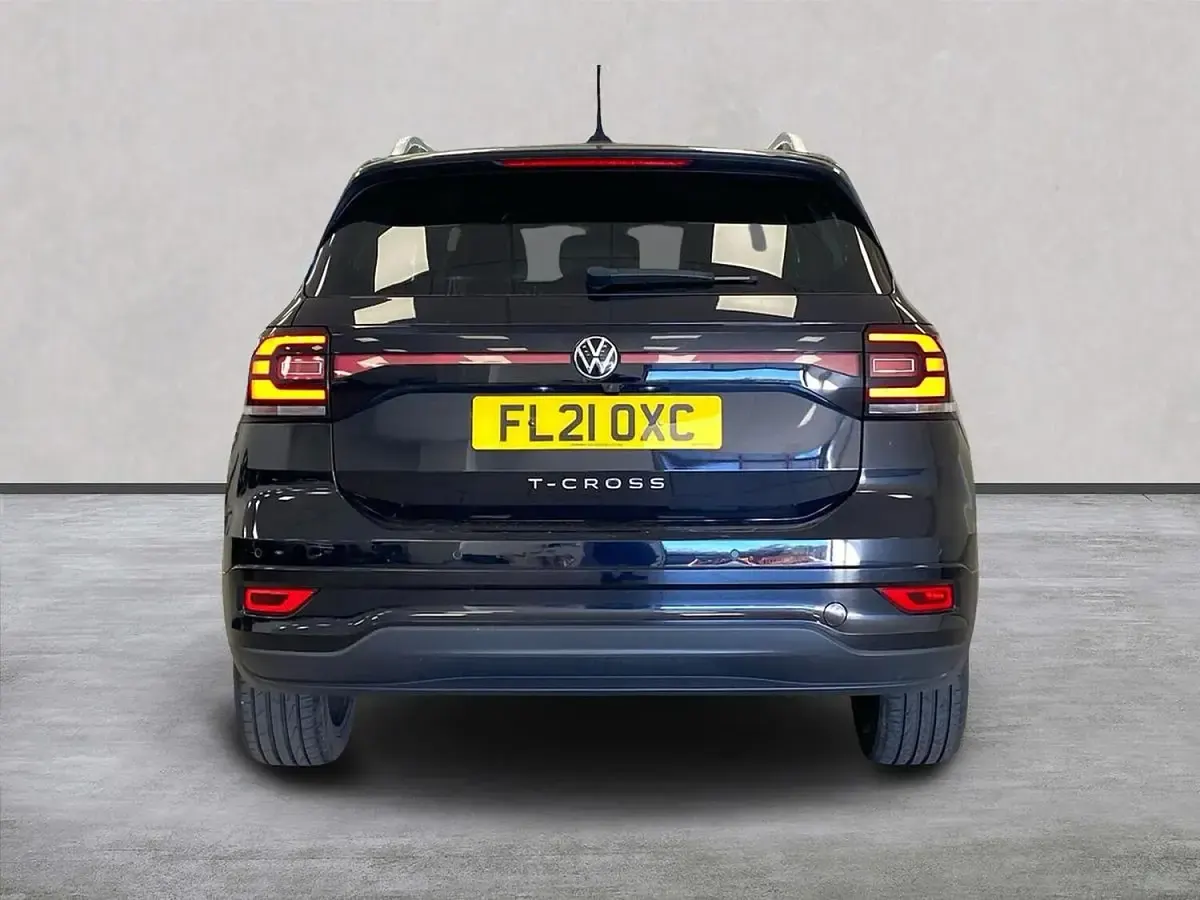 Used VW T-Cross R-line 110 HP (80 kW) 2021 Black SUV