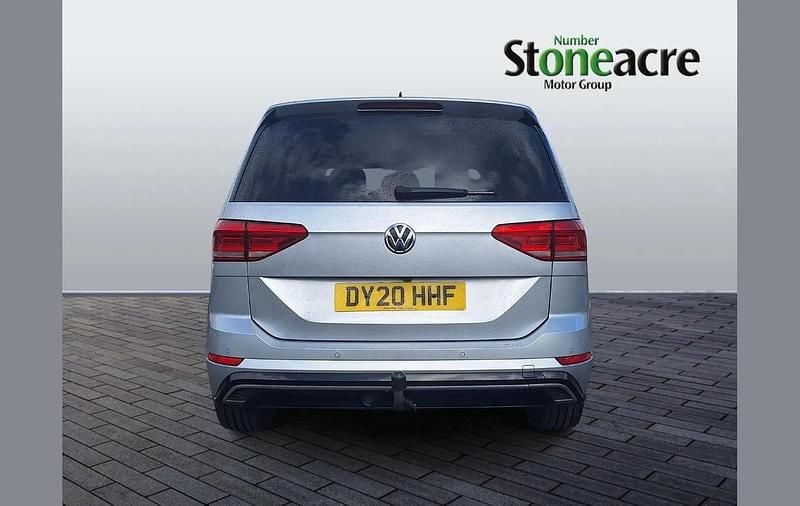 Used VW Touran R-line 150 HP (110 kW) 2020 Silver MPV