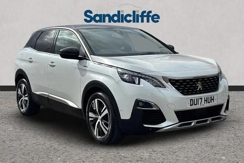 White Used 2017 Peugeot 3008 GT-line Estate | £10,892 (Fair price) - Image 1/4