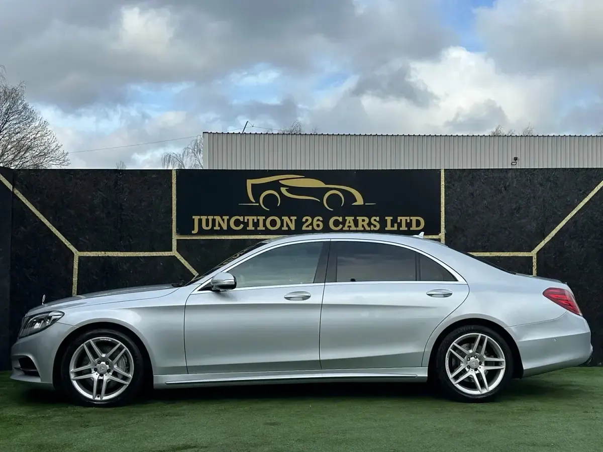 Used Mercedes S350L AMG line 254 HP (186 kW) 2016 Silver Sedan