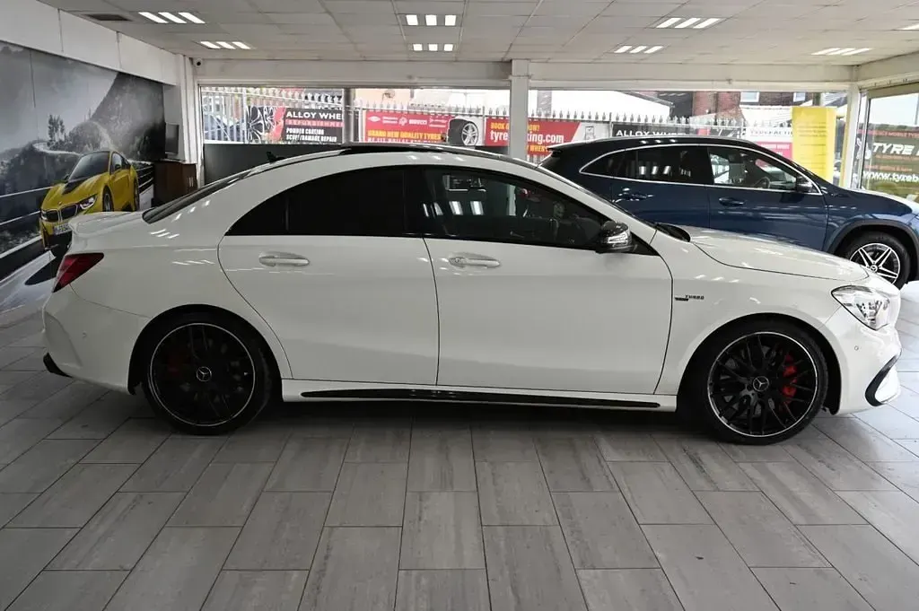 Used Mercedes CLA45 AMG 2016 White Sedan