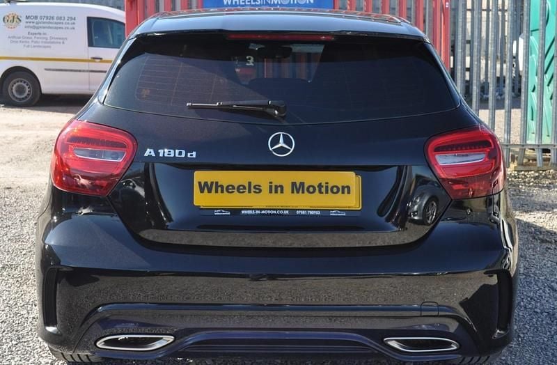 Used Mercedes A180 AMG line 2016 Black Hatchback