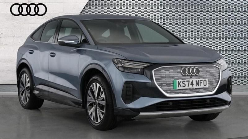 Blue Used 2025 Audi Q4 e-tron Sport SUV | £34,460 - Image 1/4
