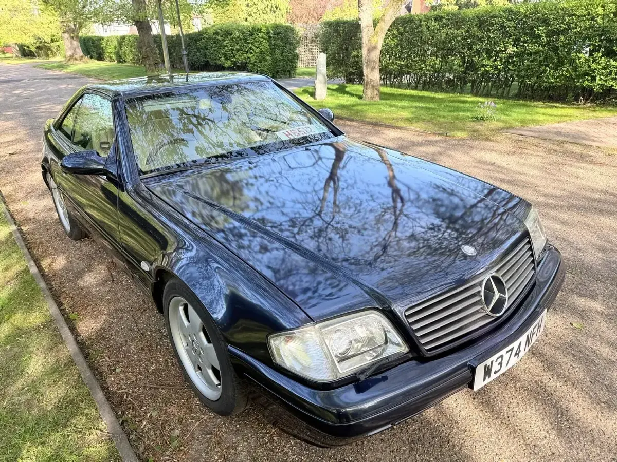 Used Mercedes SL280 2000 Blue Cabriolet