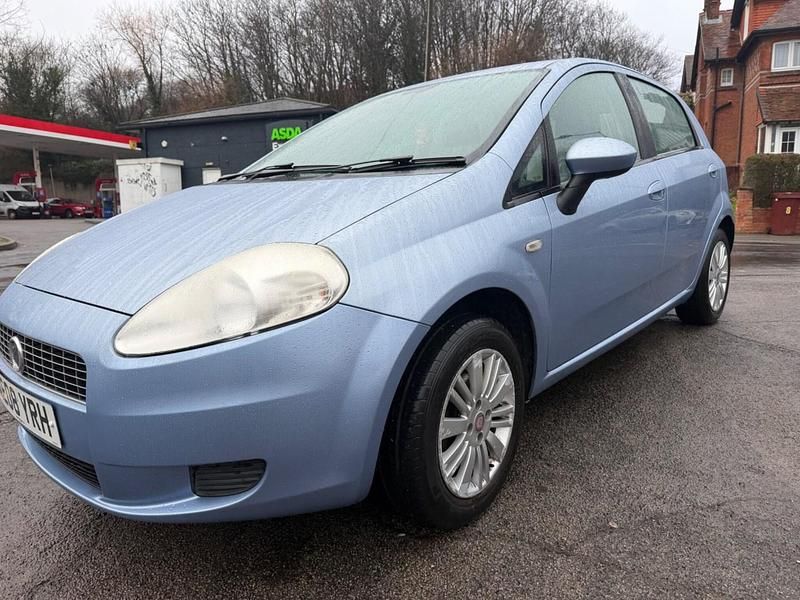 Used Fiat Grande Punto 77 HP (56 kW) 2008 Blue Hatchback