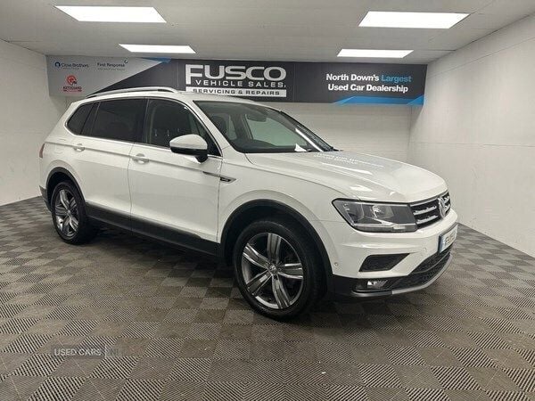 White Used 2019 VW Tiguan Allspace Match SUV | £18,990 (Super price) - Image 1/4