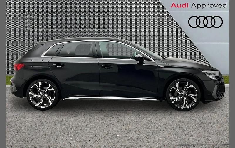 Used Audi A3 S-Line 147 HP (108 kW) 2024 Black Hatchback
