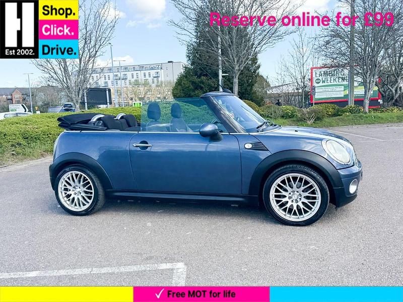Used Mini Cooper Cabriolet 120 HP (88 kW) 2009 Blue Cabriolet