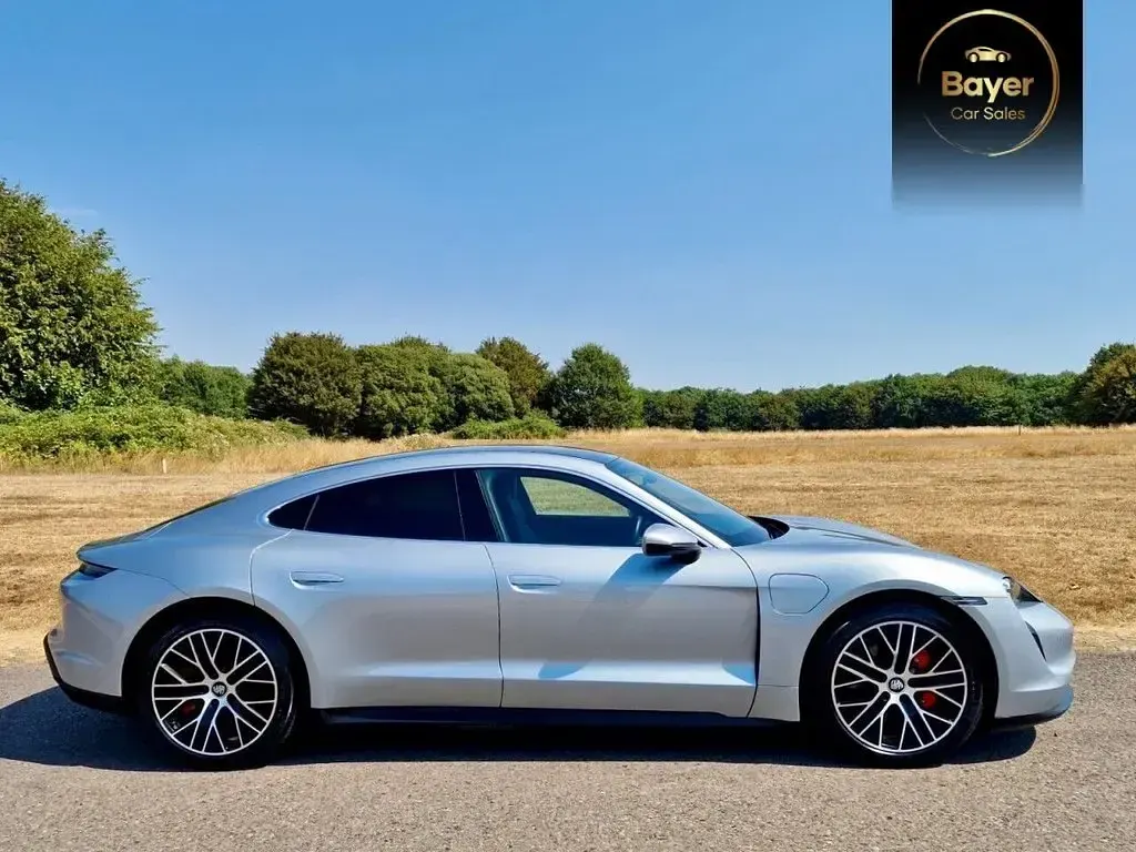 Used Porsche Taycan Performance Package 419 kW (571 HP) 2020 Silver Sedan