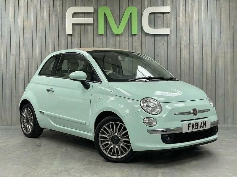 Used Fiat 500 Lounge 2016 Green Cabriolet