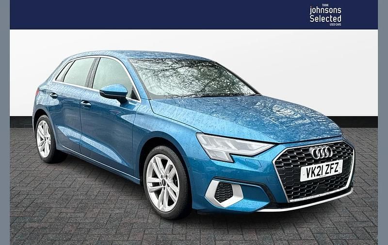 Used Audi A3 Sport 147 HP (108 kW) 2021 Blue Sedan