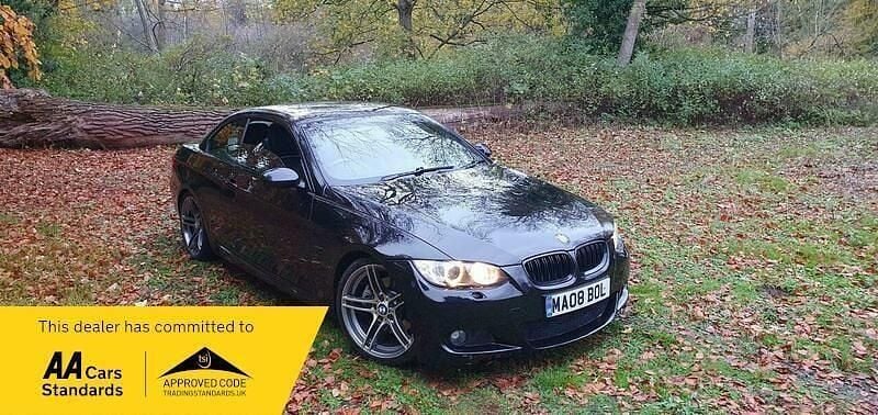 Black Used 2008 BMW 325 Cabriolet M Sport Cabriolet | £4,299 (Fair price) - Image 1/4