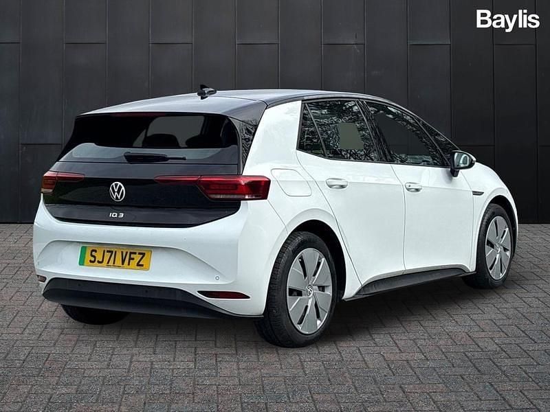 Used VW ID.3 Pro Performance 150 kW (204 HP) 2021 White Hatchback