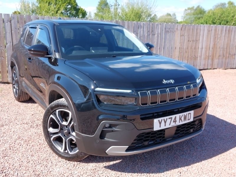 Black New 2025 Jeep Avenger Summit SUV | £23,498 (Fair price) - Image 1/4