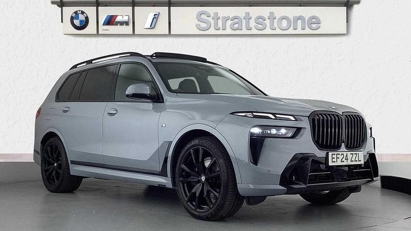 Grey Used 2024 BMW X7 M Sport SUV | £74,990 (Fair price) - Image 1/4