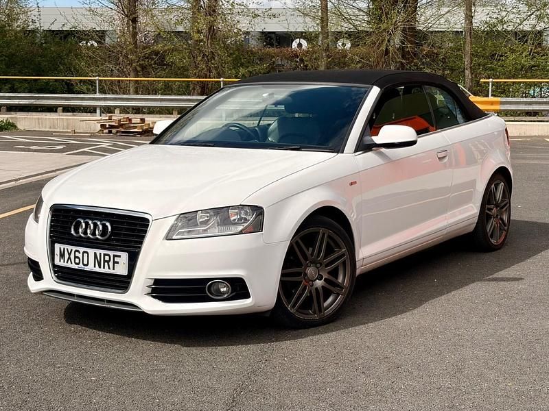 Used Audi A3 Cabriolet S-Line 105 HP (77 kW) 2011 White Cabriolet