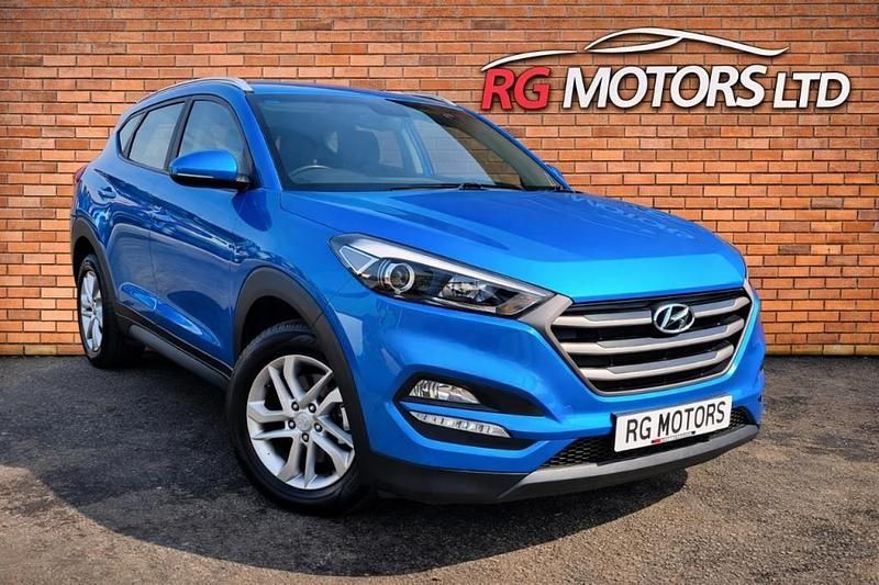 Used Hyundai Tucson 116 HP (85 kW) 2018 Blue SUV