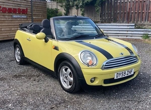 Yellow Used 2009 Mini Cooper Cabriolet Cabriolet | £3,695 (Fair price) - Image 1/1