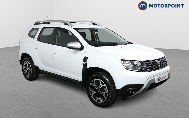White Used 2021 Dacia Duster Prestige SUV | £10,799 (Good price) - Image 1/4