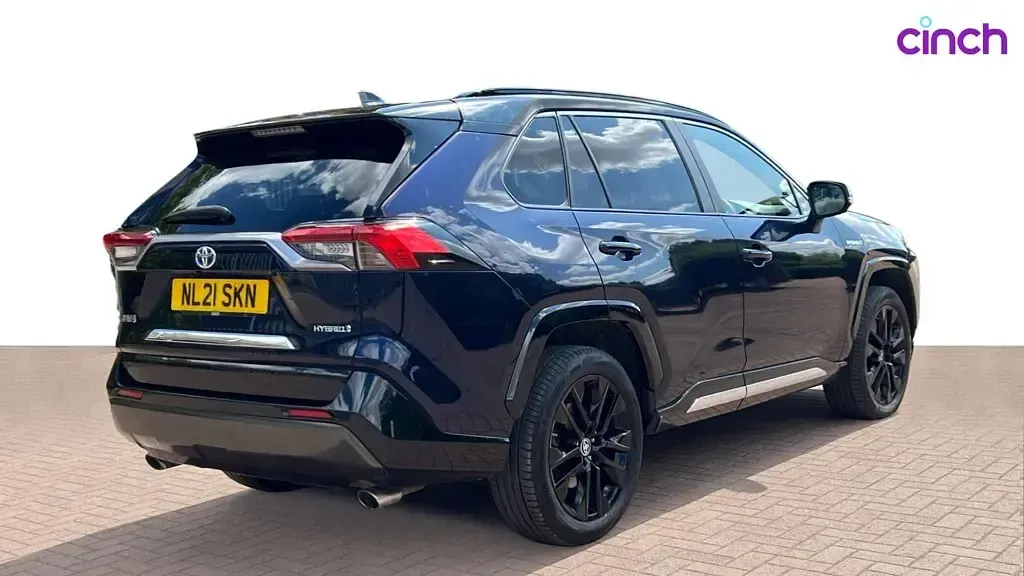 Used Toyota RAV4 Hybrid 218 HP (160 kW) 2021 Blue/black SUV