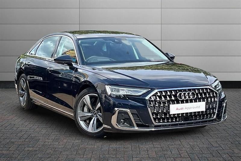 Blue Used 2023 Audi A8L Sport Sedan | £54,350 (Good price) - Image 1/4