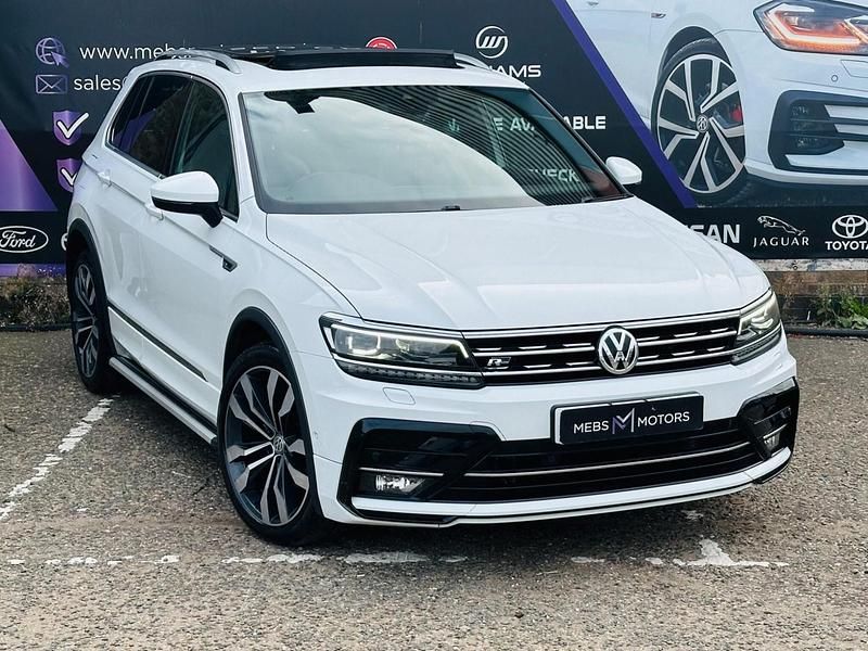 White Used 2017 VW Tiguan R-line SUV | £17,400 (Fair price) - Image 1/3