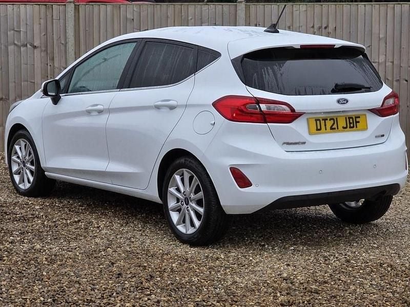 Used Ford Fiesta Titanium 2021 White Hatchback