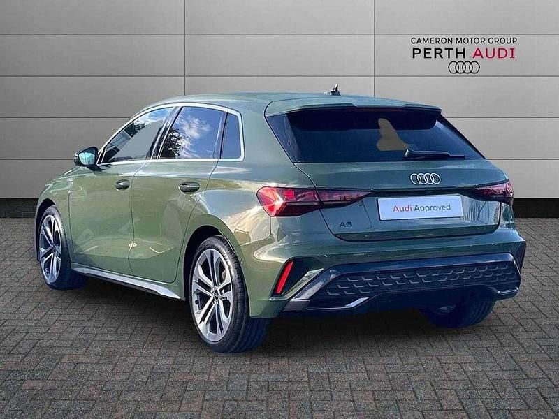 New Audi A3 S-Line 148 HP (108 kW) 2025 Green Hatchback