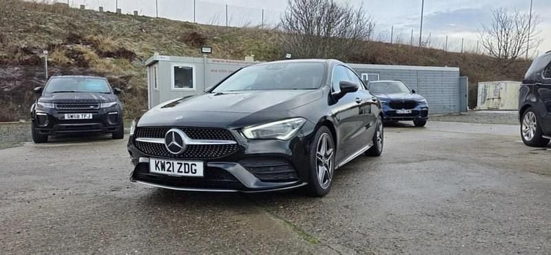 Used Mercedes CLA220 AMG line 190 HP (139 kW) 2021 Black Sedan