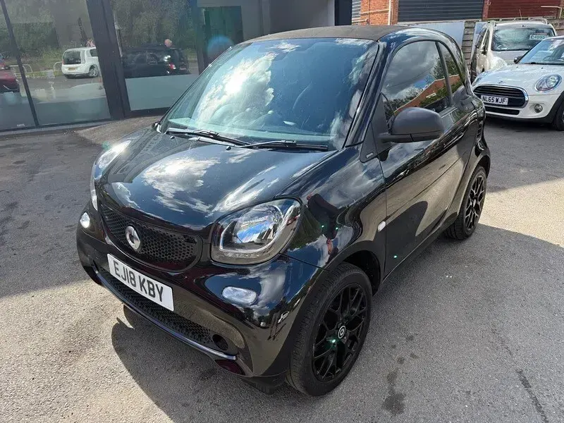 Used Smart ForTwo Coupé Passion 71 HP (52 kW) 2018 Black Coupe