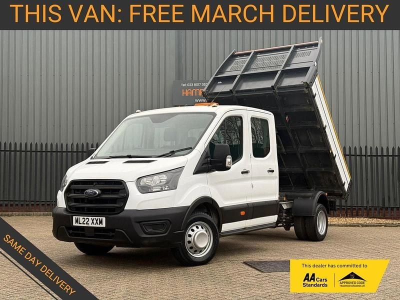 Used Ford Transit S 130 HP (95 kW) 2022 White Cabriolet