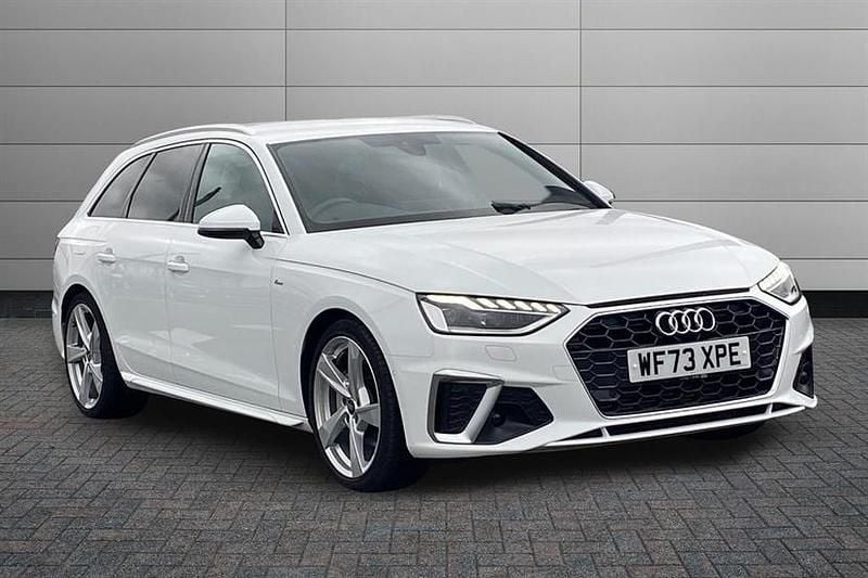 Used Audi A4 S-Line 204 HP (150 kW) 2023 Arkona white Estate