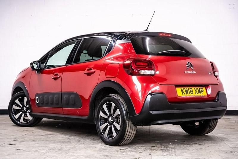 Used Citroën C3 Flair 100 HP (73 kW) 2018 Red Hatchback