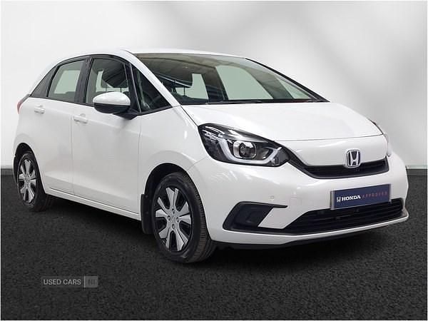 White Used 2021 Honda Jazz Hybrid Hatchback | £14,995 (Good price) - Image 1/4