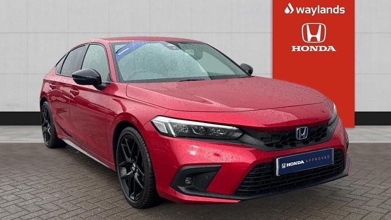 Red Used 2024 Honda Civic Sport Hatchback | £27,469 (Good price) - Image 1/4