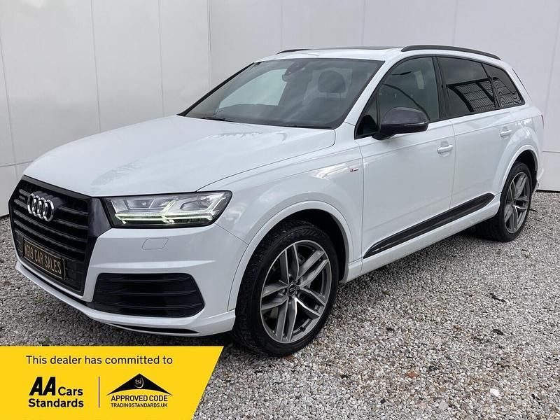 White Used 2018 Audi Q7 S-Line SUV | £25,990 (Fair price) - Image 1/4