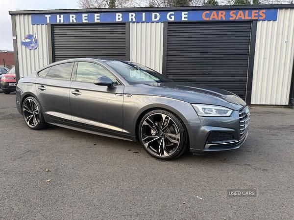 Grey Used 2019 Audi A5 S-Line Hatchback | £15,495 (Fair price) - Image 1/4