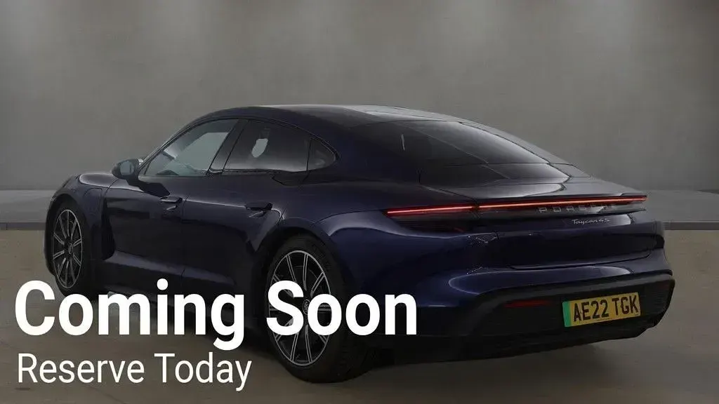 Used Porsche Taycan Performance Package 11 kW (15 HP) 2022 Blue Sedan
